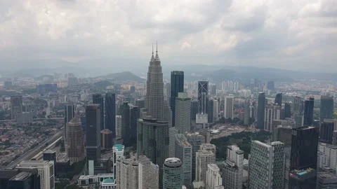 Kuala Lumpur cityscape Video stock 135787596