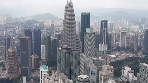 Kuala Lumpur cityscape Video stock 135787608