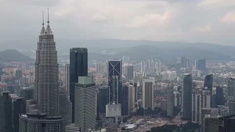 Kuala Lumpur cityscape Video stock 135787700