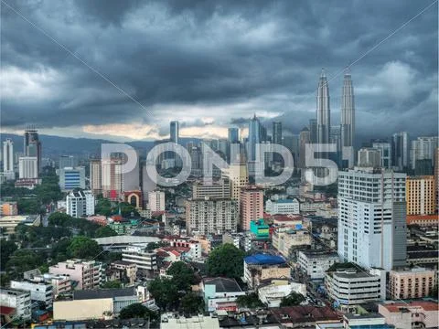 Kuala lumpur cityscape Stock Photos