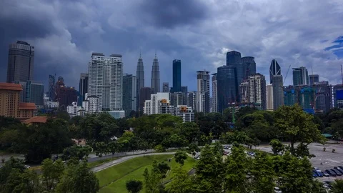 Kuala Lumpur Cloudy Stock-Footage 85404804