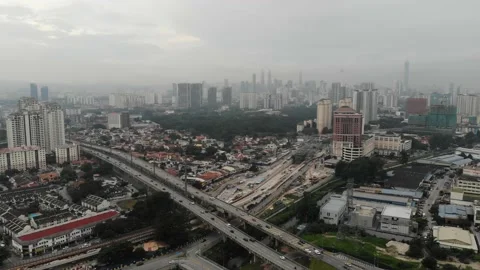 Kuala Lumpur from a distance Stock-Footage 145055558