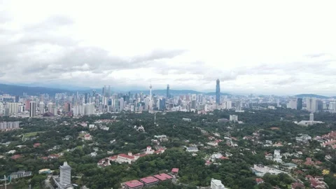 Kuala Lumpur in a Distance Stock-Footage 145349621