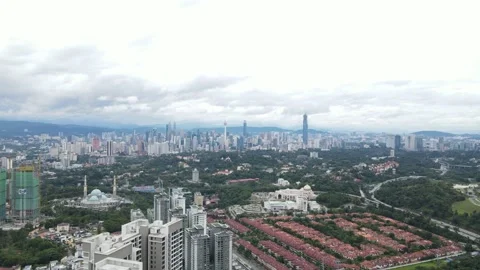 Kuala Lumpur in a Distance Video stock 145350086