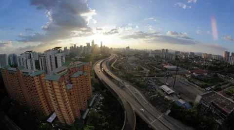 Kuala Lumpur Evening Stock Footage 40164994