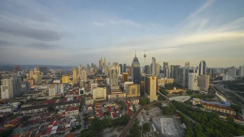 Kuala Lumpur EVENING time lapse Stock Footage 145476036