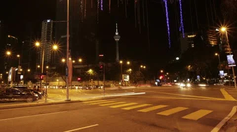 Kuala Lumpur KL Tower Time-Lapse Video stock 11131192