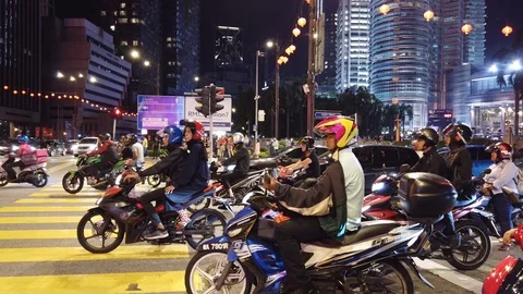 KUALA LUMPUR AT NIGHT Stock Footage 127433708