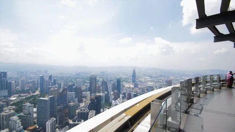 Kuala Lumpur panorama Stock Footage 85558879