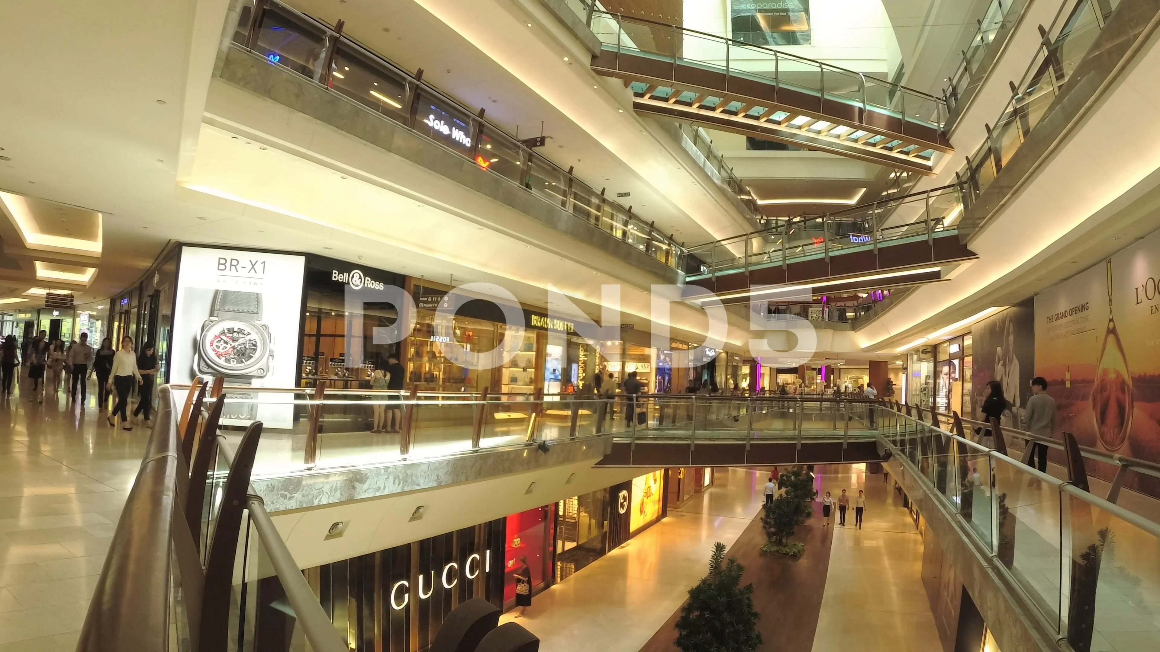 Mid Valley Megamall is a shopping mall l, Stock Video