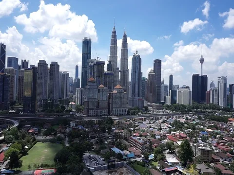 Kuala Lumpur Skyline Stock Footage 87582255