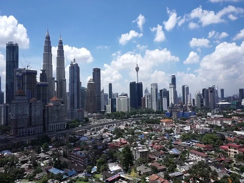 Kuala Lumpur Skyline Stock Footage 87582271