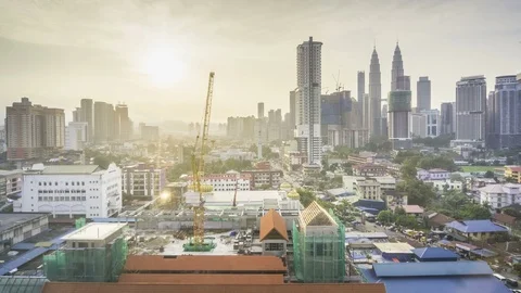 Kuala Lumpur skyline 動画素材 114996013