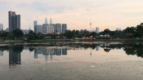 Kuala Lumpur skyline Vídeo Stock 115059627
