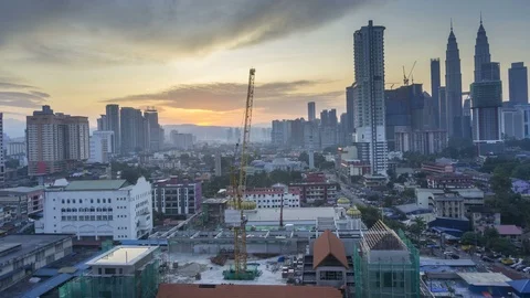 Kuala Lumpur skyline Stock-Footage 115073078