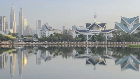 Kuala Lumpur skyline Vídeo Stock 122171336