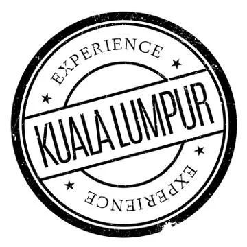 Kuala Lumpur stamp Stock Illustration