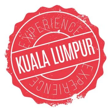 Kuala Lumpur stamp Stock Illustration