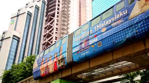 Kuala Lumpur subway Stock Footage 44124645