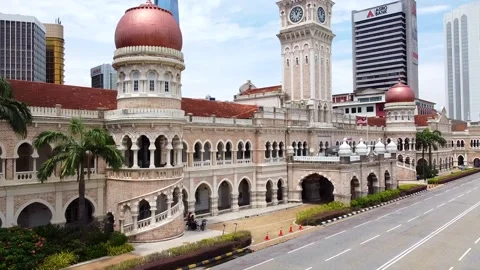 Kuala Lumpur Sultan Abdul Samad Building 스톡 동영상 248150678