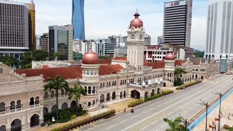 Kuala Lumpur Sultan Abdul Samad Building 스톡 동영상 248150699