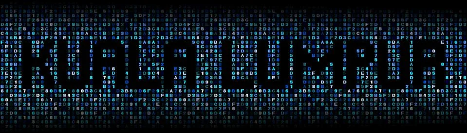 Kuala Lumpur text on hex code illustration イラスト素材