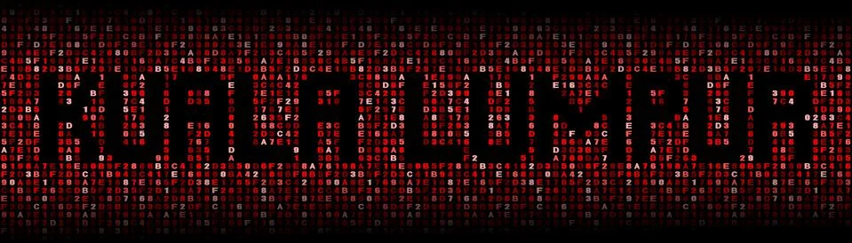 Kuala Lumpur text on hex code illustration Stock Illustration