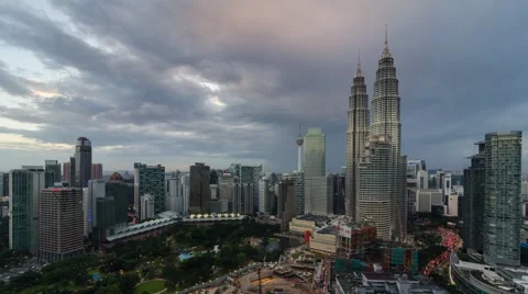 Kuala Lumpur time lapse Stock Footage 60593291