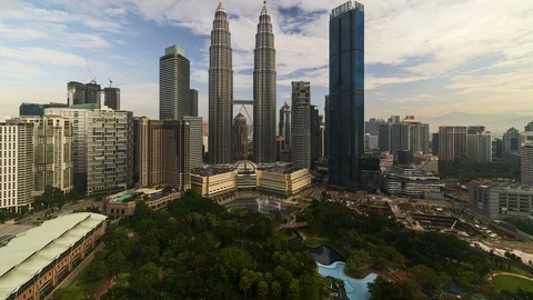 Kuala Lumpur timelapse during daylight Stock Footage 89461615