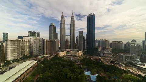 Kuala Lumpur timelapse during daylight Video stock 89461987