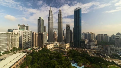 Kuala Lumpur timelapse during daylight Video stock 89488294