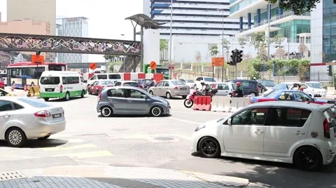 Kuala Lumpur Traffic Stock Footage 42705564