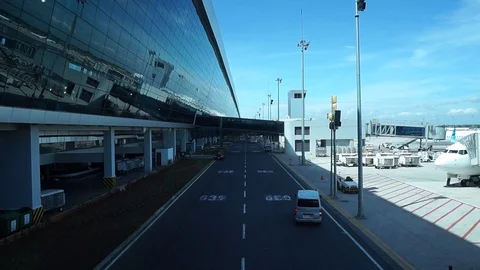 Kuala Namu Airport, indonesia Stock Footage
