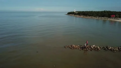 Kuala Selangor Beach 05 Stock Footage 154993110