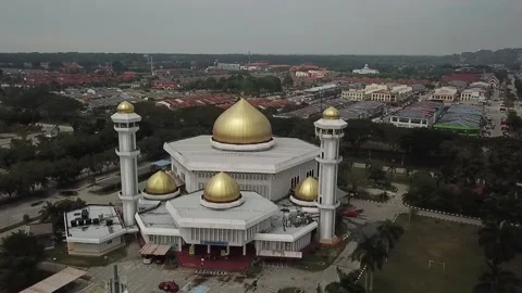 Kuala Selangor Mosque 02 Stock Footage 155610197