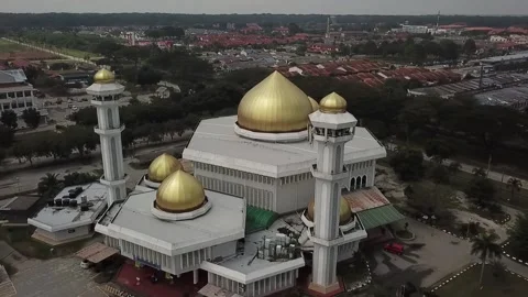 Kuala Selangor Mosque 03 Stock Footage 155610216