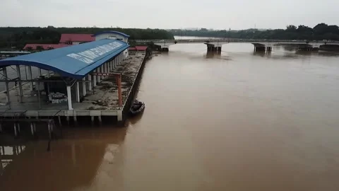 Kuala Selangor River Stock Footage 155319722