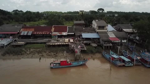 Kuala Selangor River Stock Footage 155319761