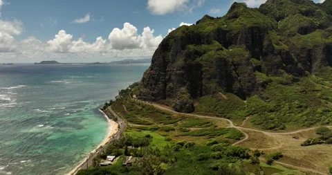 Kualoa ridge Stock Footage 250443758