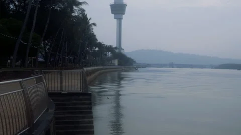 Kuantan Tower Roll Up Stock Footage 249464184