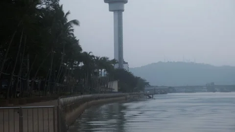Kuantan Tower Roll Up Stock Footage 249464391