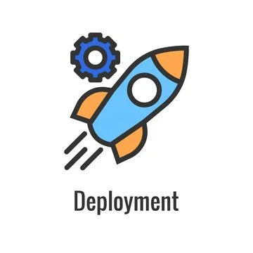Kubernetes Development and Environment Icon Showing Benefit Stock Illustration