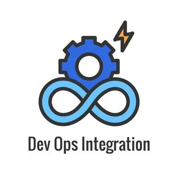 Kubernetes Development and Environment Icon Showing Benefit Stock Illustration