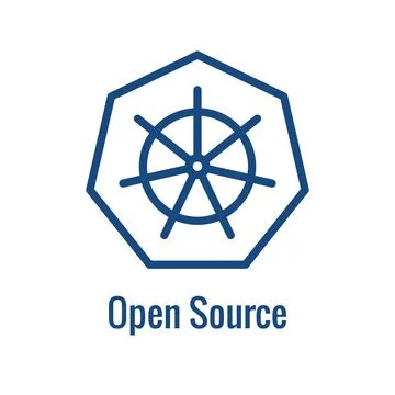 Kubernetes Development and Environment Icon Showing Benefit 스톡 일러스트