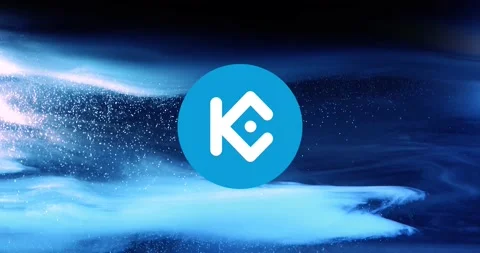 KuCoin Token KCS Cryptocurrency. KCS coin growth chart on the exchange, chart Stock Footage 167841425