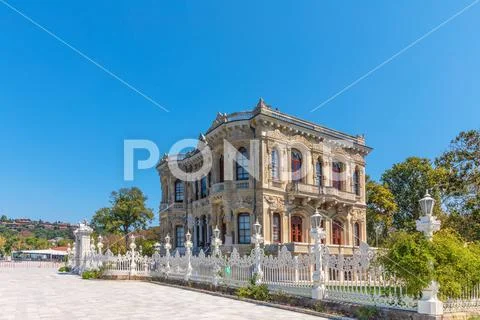 Kucuksu Palace in Asian part of Istanbul, Turkey Stock Photos