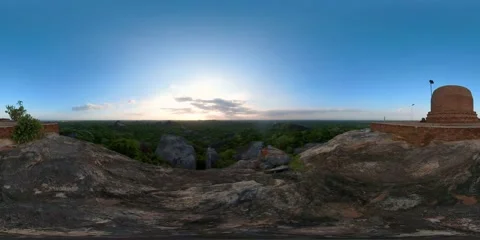 Kudumbigala Monastery Complex. Sri Lanka. Virtual Reality 360. Stock Footage 167437409