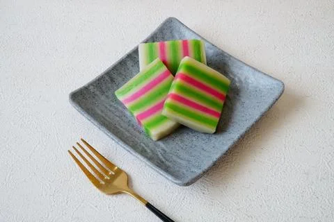 Kue Lapis or sticky layer cake Stock-Fotos