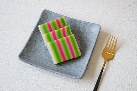 Kue Lapis or sticky layer cake Stock-Fotos