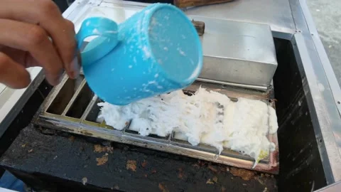 Kue pancong Video stock 136673118